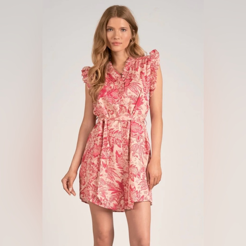 Elan Small Pink Wrap Dress. 💗⚡️